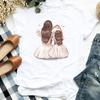 Women's Fashion Tshirt Print Tee Top Happy Time Cartoon Mom Mama Mother 90s Summer Short Sleeve Woman Female Basic T Clothing Graphic T-shirts