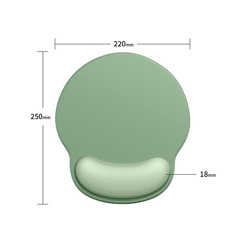 Ergonomic Mouse Pad with Gradient Colors Wrist Support Soft Cushion Non Slip Base for Laptop Desk