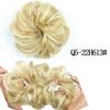 MISS WIG Straight Donut Chignon Hairpieces Synthetic Ombre Elastic Chignon Fluffy Messy Scrunchies Hair Bun for Women