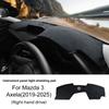 Flannel Dashmat Car Summer Sunshade Dashboard Mat For Mazda 3 Axela 2019 2020 2021 2022 2023 2024 2025 Carpet Pad Accessories
