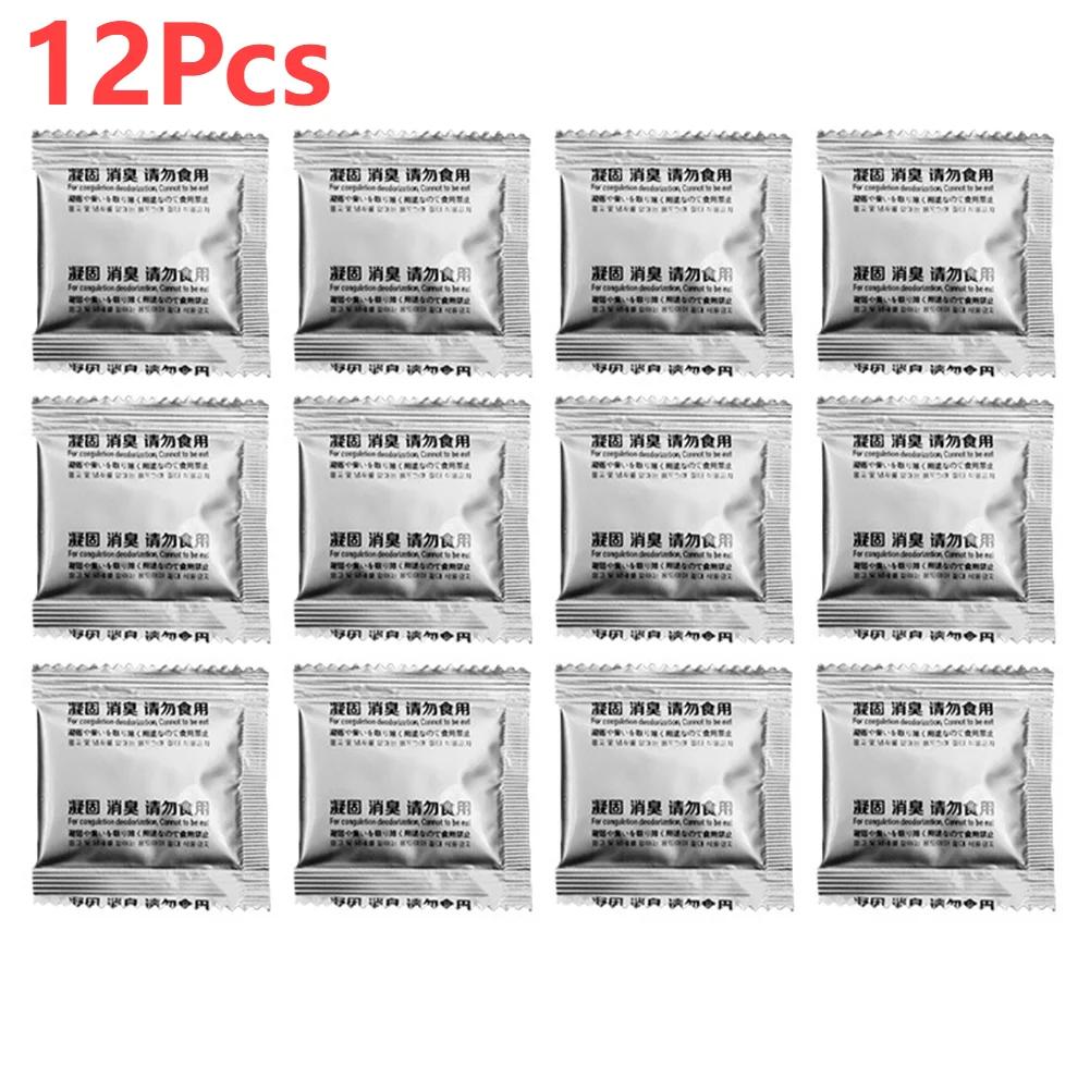 12-120Pcs Emergency Toilet Waste Liquid Waste Gelling Deodorizing Powder Portable Toilet Powder Poo Gel for Camping Toilet