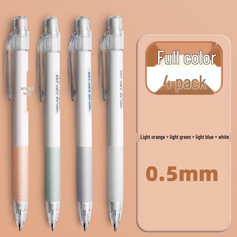 Shock-Absorbing Mechanical Pencil for Kids, Lead-Break Resistant, 0.7mm Non-Slip Soft Grip, 0.5mm Tip