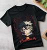 Black Clover Asta Yuno Anime Manga Tshirt Anime Manga Black Shirt All Size