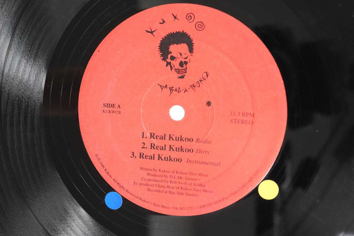 

12inch Record KUKOO DA BAGA BONEZ Real Kukoo KUKWCB Kukoos Nest Mu 1996 US Rap HipHopRB Used
