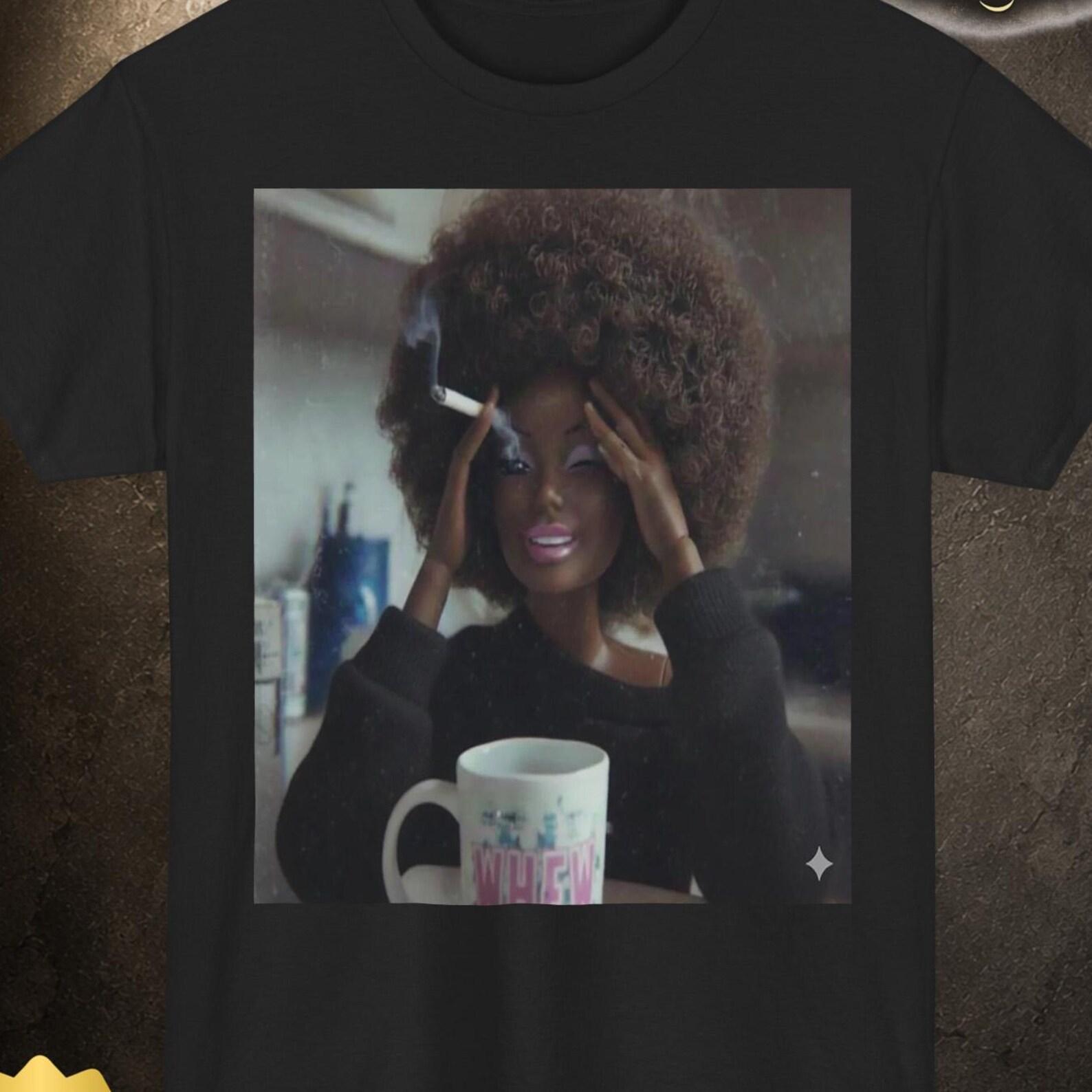 Doll Face Shirt, Funny Weird Cursed Meme Tee, Unhinged Humor ShirtUnwearable Shirts L
