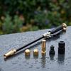High Pressure Hose Nozzle, Heavy Duty Garden Hose Nozzle, Pressure Washer Attachment Booster Nozzle for Cat Washing Driveways Patio Cleaning