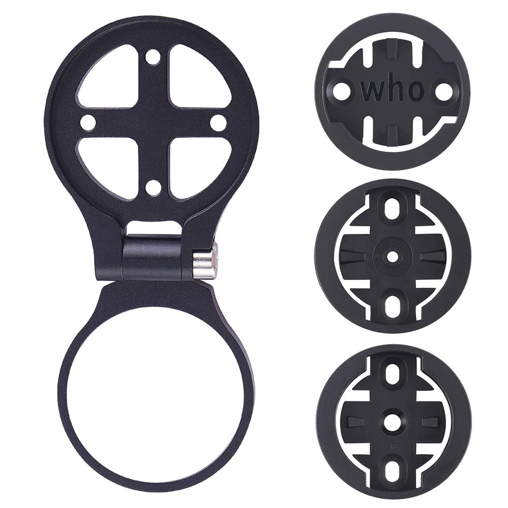 

Bike Computer Holder Aluminium Alloy Cycling Computer Stem Mount Bike GPS Support MTB Accessories for Garmin Bryton CatEye Wahoo чорний