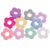 10pcs Flower Beads Baby Silicone Beads Silicone Flower Beads Teething Charm Teether Baby Chewing Necklace Chewable BPA Free Gift CLE