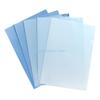 R6FF 5Pcs Clear File Paper Covers Top and Side Opening File Sleeves Ducoment Folders
