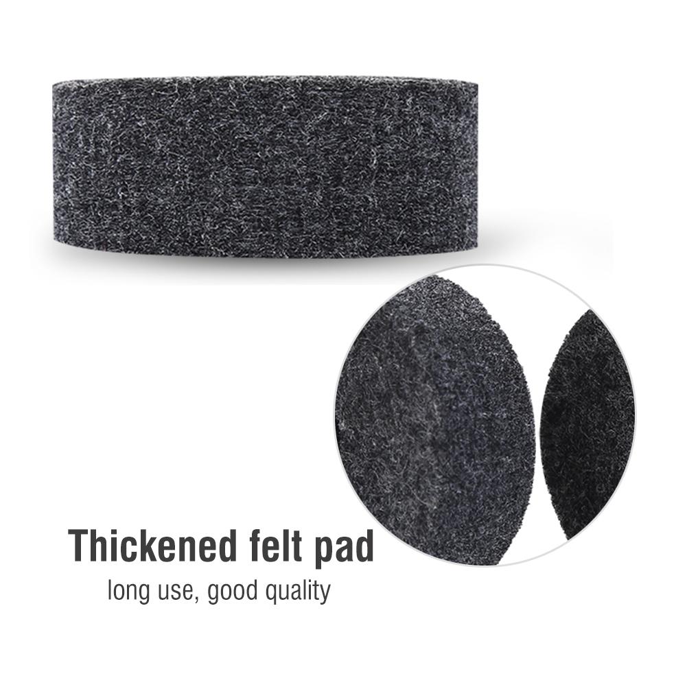 10pcs Jazz Drum Cymbal Felt Pads Musical Instrument Accessories Gray