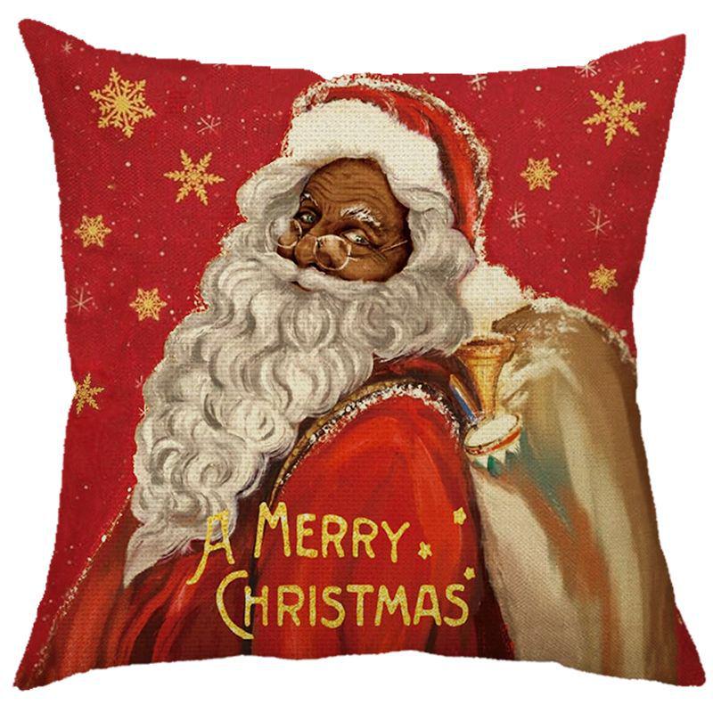 

Наволочка з різдвяним лляним принтом для дому, дивана, автомобіля та офісу Contact customer service for other styles or sizes