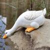 Duck Statues Landscape Ornament - Farm Animal Simulation Model Statue Toy, Chicken Duck Goose Figurine Sculpture, Home Decor