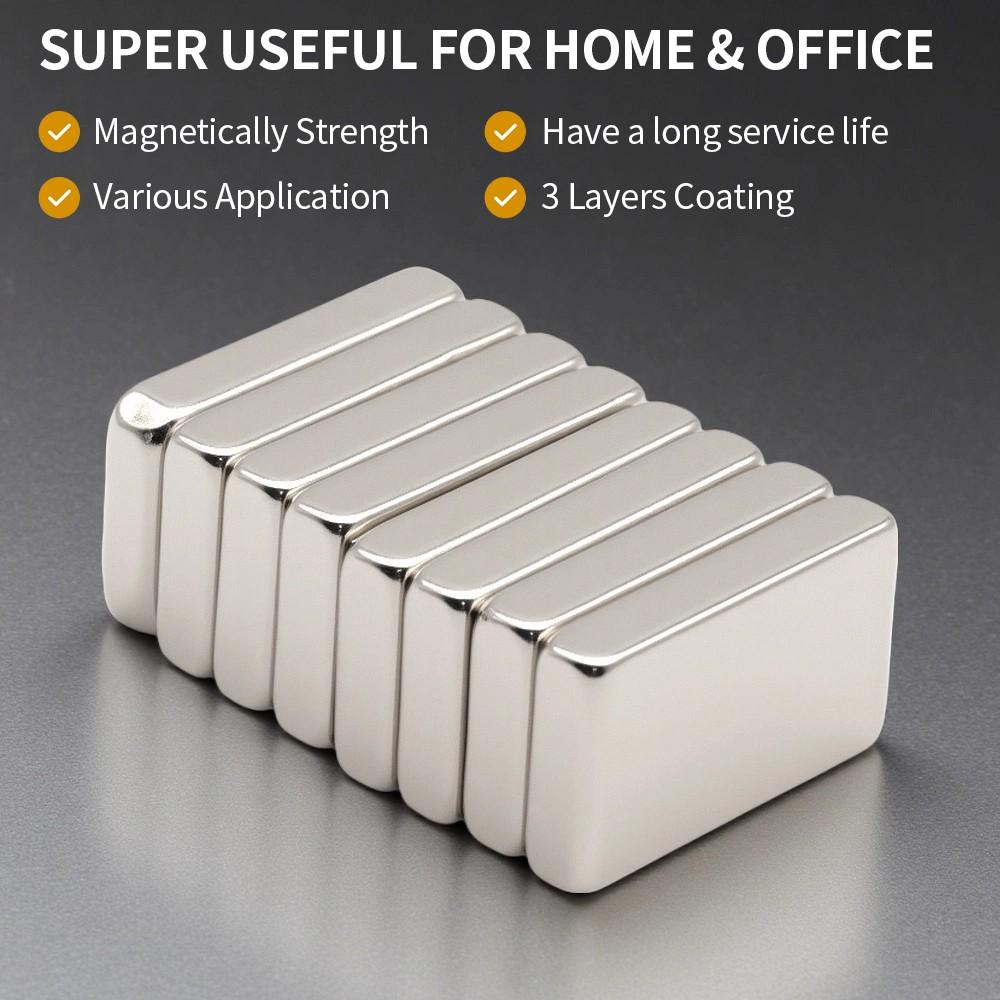 25X15X5MM Magneti Blocco Magneti Frigorifero per Ufficio Lavagna Adatta Strumenti Casa Posto di Lavoro, Ecc 25*15*5