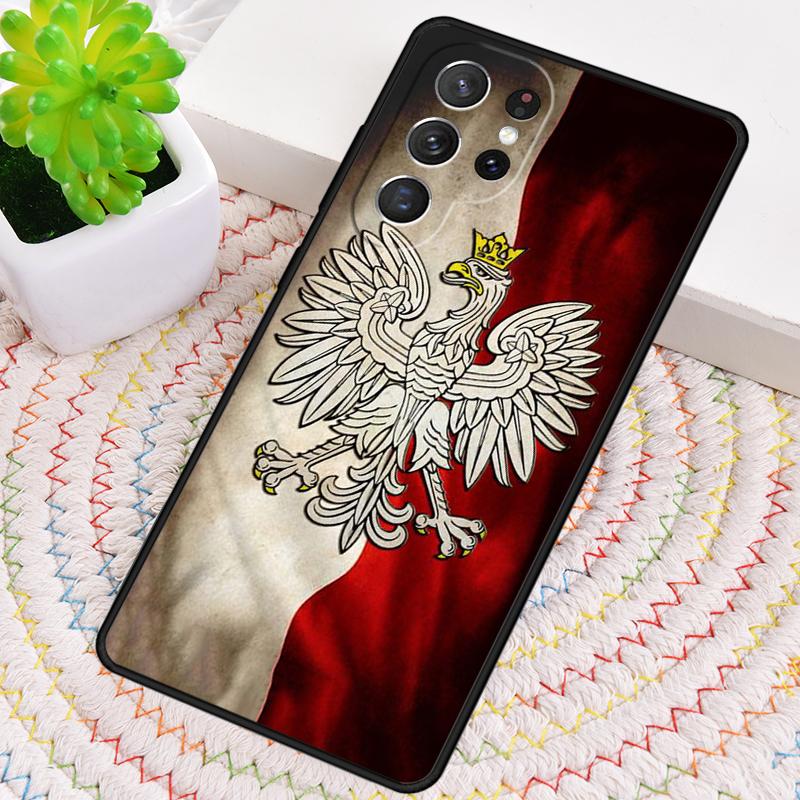 Polen Polnische Flagge TPU Handyhülle Für Samsung Galaxy note 10 pro S26 S25 S24 S23 S22 Ultra Plus S21 FE S20 Stoßfeste Hülle