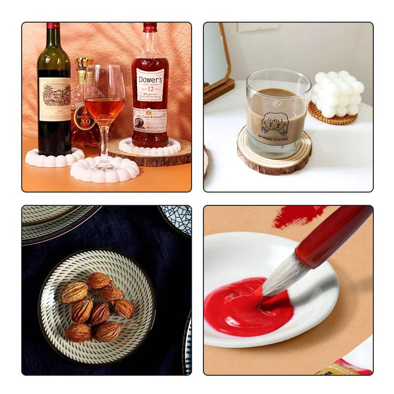 1 ks DIY Roztomilý bublinkový podtácek Epoxidová forma Podtácek na skladování proti rozlití Silikonová forma