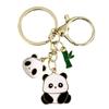 Charming Cute Panda Metal Keychain Perfect Gift For Couples And Friends
