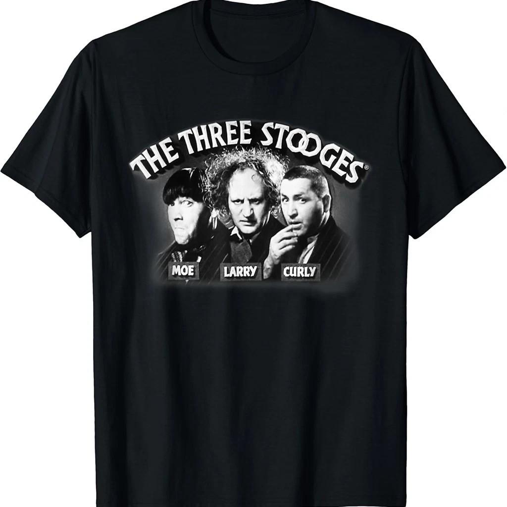The Three Stooges Moe Larry Curly Funny T Shirt Full Size S-5XL CS472 S