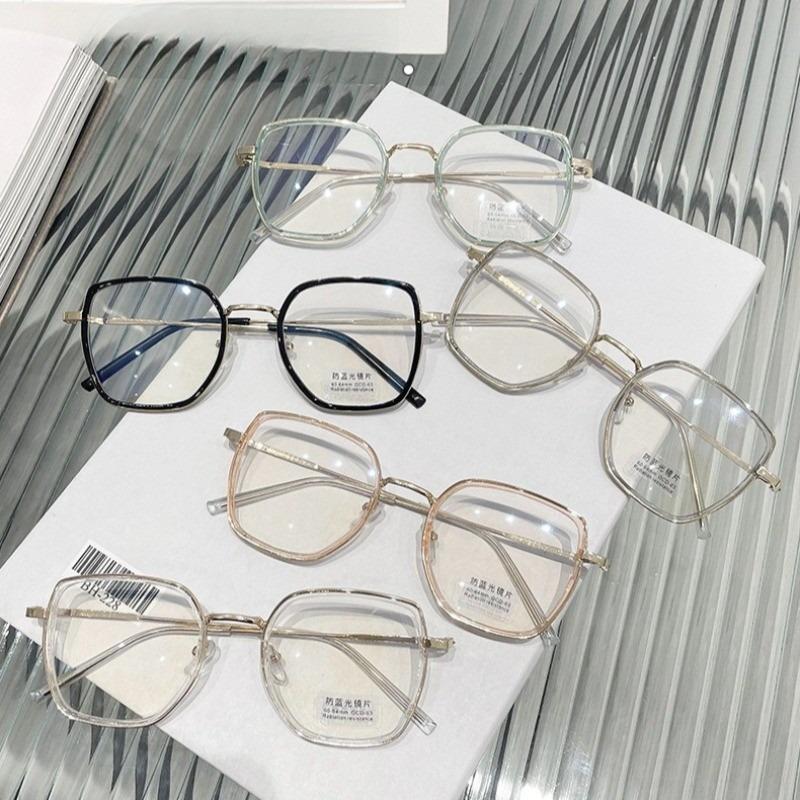 5pcs Anti Blue Light Glasses Classic Women Removable Lenses Anti Radiation Eyeglass for Men and Women