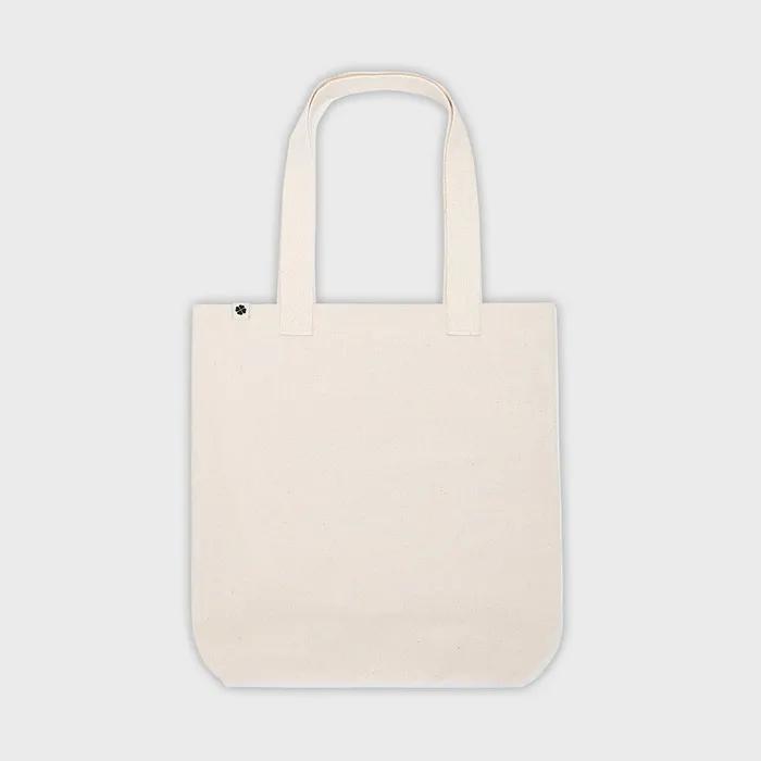 Clover Heart Canvas Eco Bag Ivory
