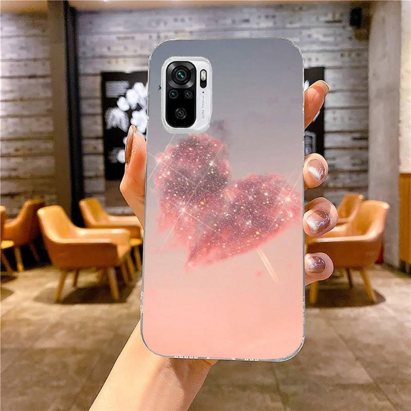 Kawaii Sky Space Soft Phone Case For Xiaomi 12 11T 10 9 Redmi Note 11 10 10S Pro Redmi 9 9A 8 Transparent Phone Cover