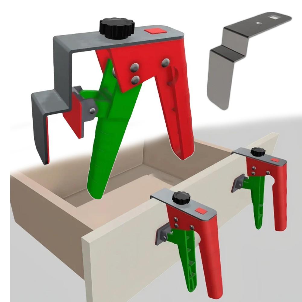 Heavily Constructed Drawer Mounting Clip Set for Enhanced Stability