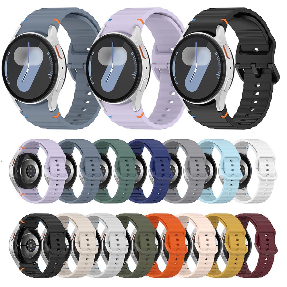 No Gap Silicone Strap for Samsung Galaxy Watch 7/6/5/4 Replacement Watch Band for Samsung Galaxy Watch FE