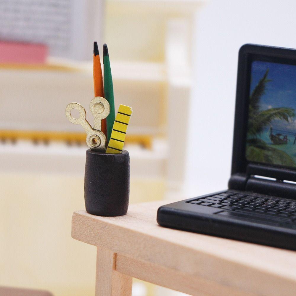 1:12 Scale Miniature Color Pencil Dolls Accessories Dollhouse Writing Materials  Party Festival