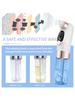 Newest Water Circulation Pore Vacuum Cleaner Pimple Extractor Tools with 6 Suction Heads,3 Gears Adjustable Beauty Device