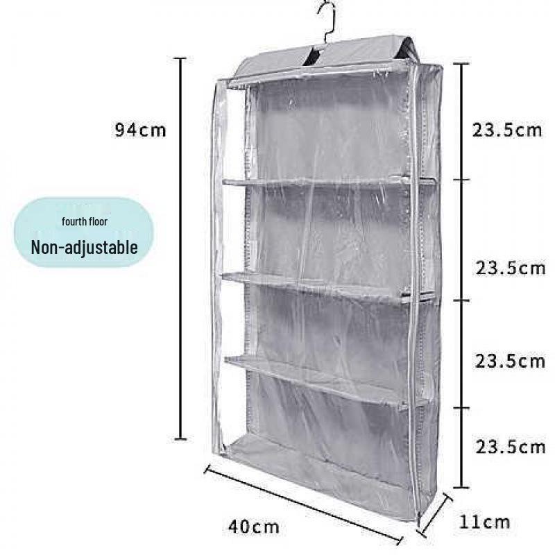 Plush Doll Hanging Storage Bag: Moisture & Dust-Proof Door & Wall Organizer