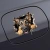Decorative Decals 3D German Shepherd Car Sticker Set, Vinyl Material, Suitable for Decorating car Bodies, Windows, Rear Windshield, Bumpers, Walls,