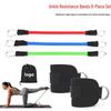 Bandas de Resistencia Elásticas para Tobillo para Entrenamiento de Piernas y Cadera con Hebilla