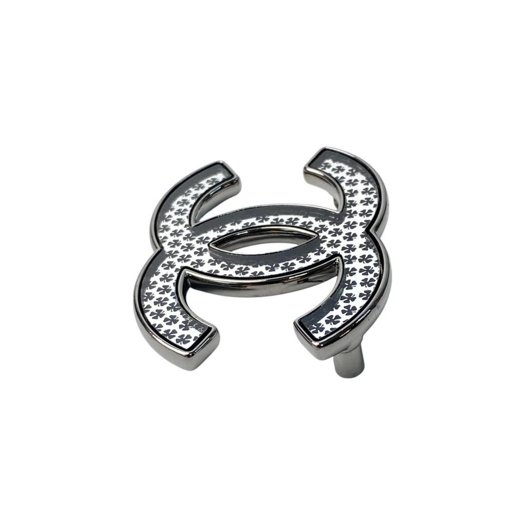 Used CHANELBrooch Black/white Women