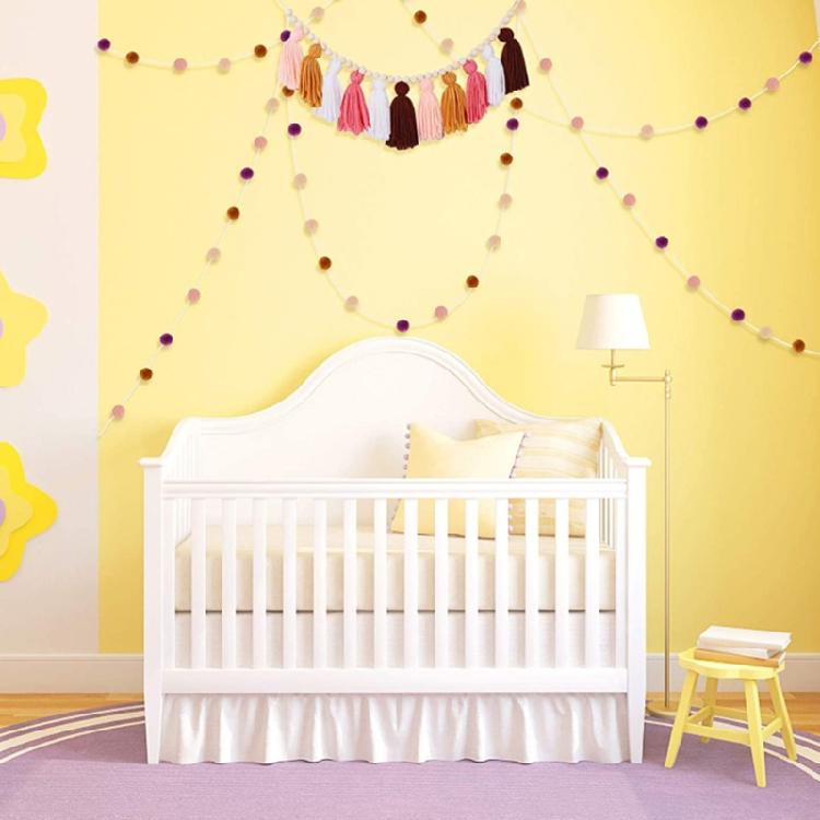 Nordic Hanging Tassel for Nursery Decor Bunting Birthday Party Decorations Carni