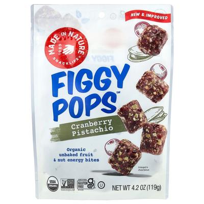Made In Nature Figgy Pops Cranberry Pistachio 119g (4.2oz)