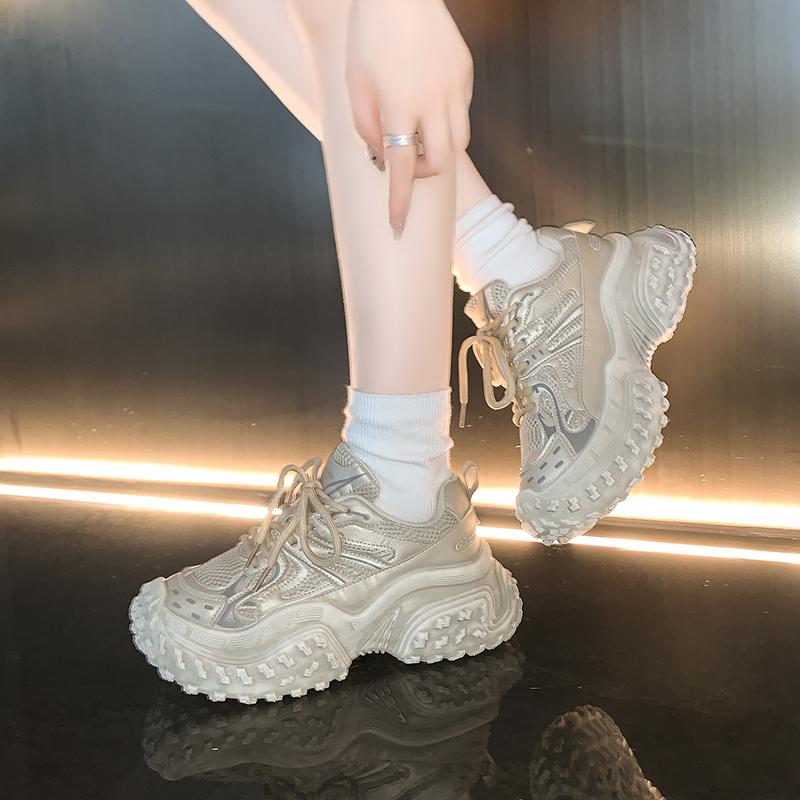 fashion Fashionable and Versatile Women's Sports Shoes 2024 Autumn New Anti-slip and Wear-resistant Women's Casual Sports Shoes