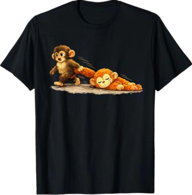 Monkey Punch Baby Graphic Little Punch Big Love T-Shirt M