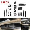29Pcs 3D Carbon Fiber Style Car Interior Kit Cover Trim For 2008-12 Honda Accord