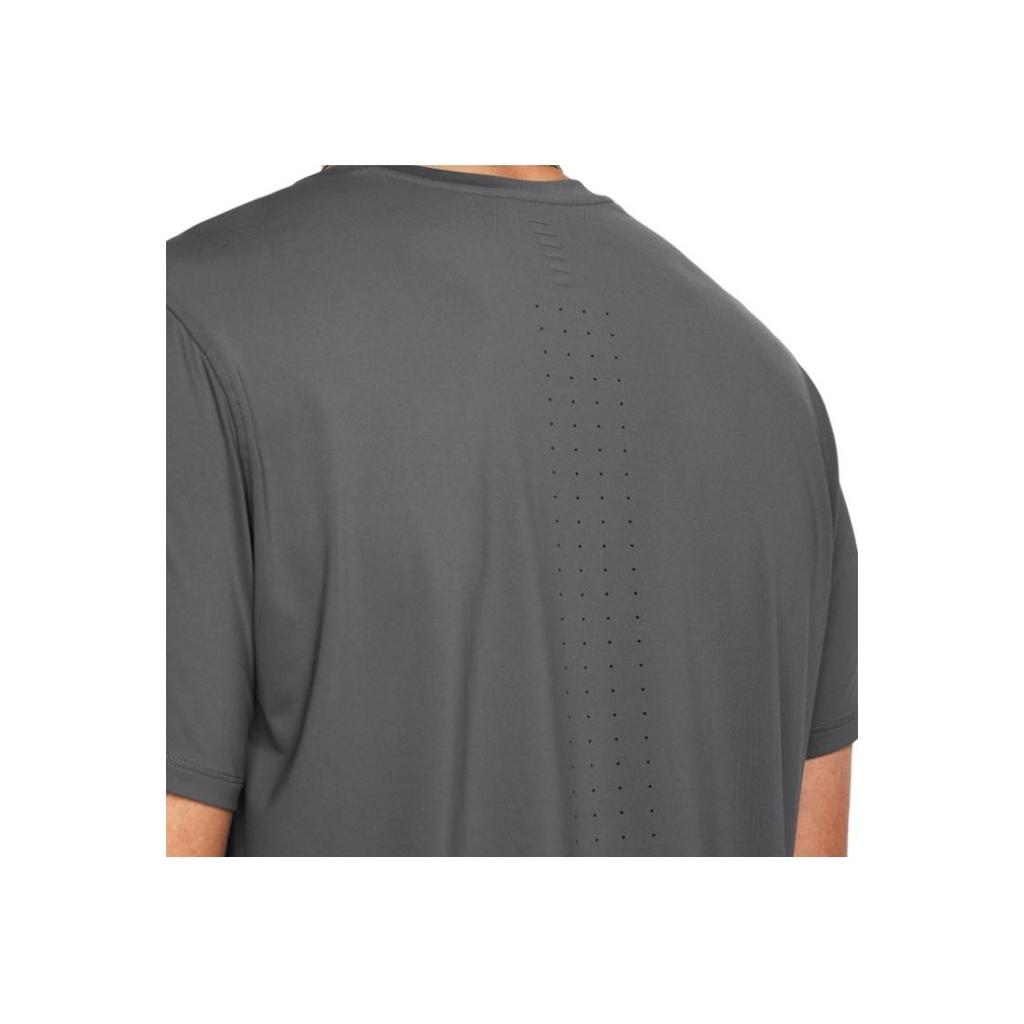 Under Armour Solid Logo Crew Neck Casual Short Sleeve T-Shirt Men Tops Dark-Gray 1382648-025