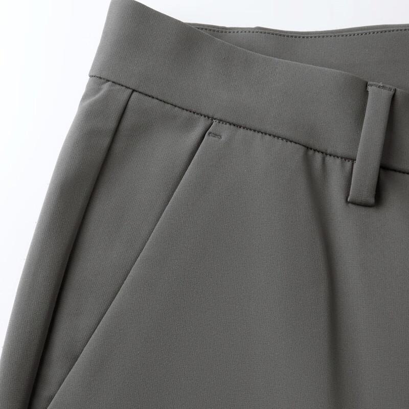 Zhuangji Men's JAW4X2S3003 Straight-Fit Casual Pants