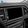 Real Soft Carbon Fiber Sticker For Seat Leon 2017 2018 2019 LHD RHD Car Side of Central Control Frame Trim Interior Accessories