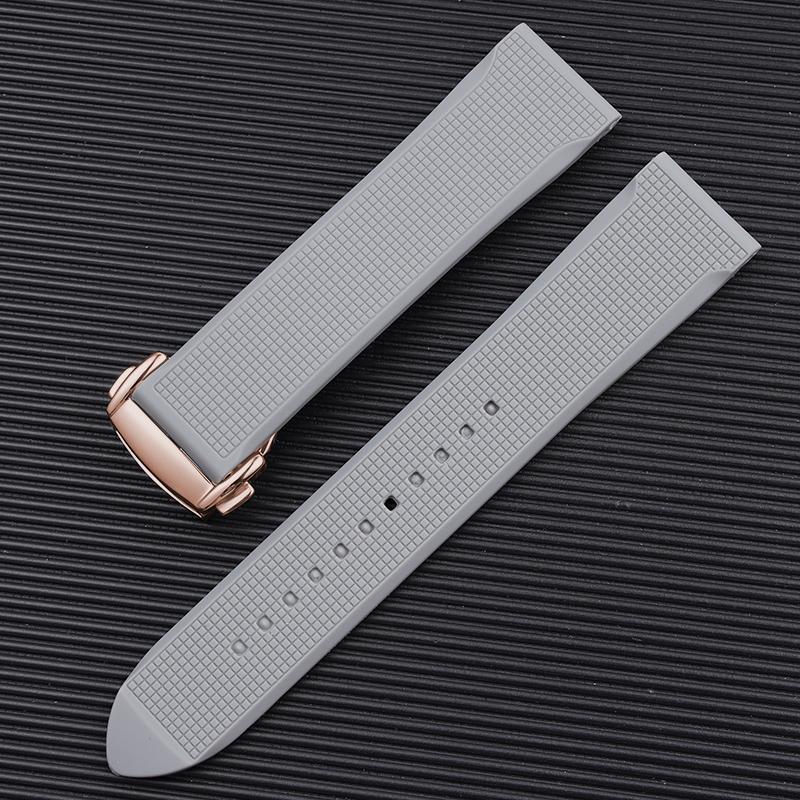 Watchband for Omega Seamaster 300 Speedmaster for 19mm 20mm 21 22mm Rubber Silicone Soft Waterproof and sweat proof Watch Strap