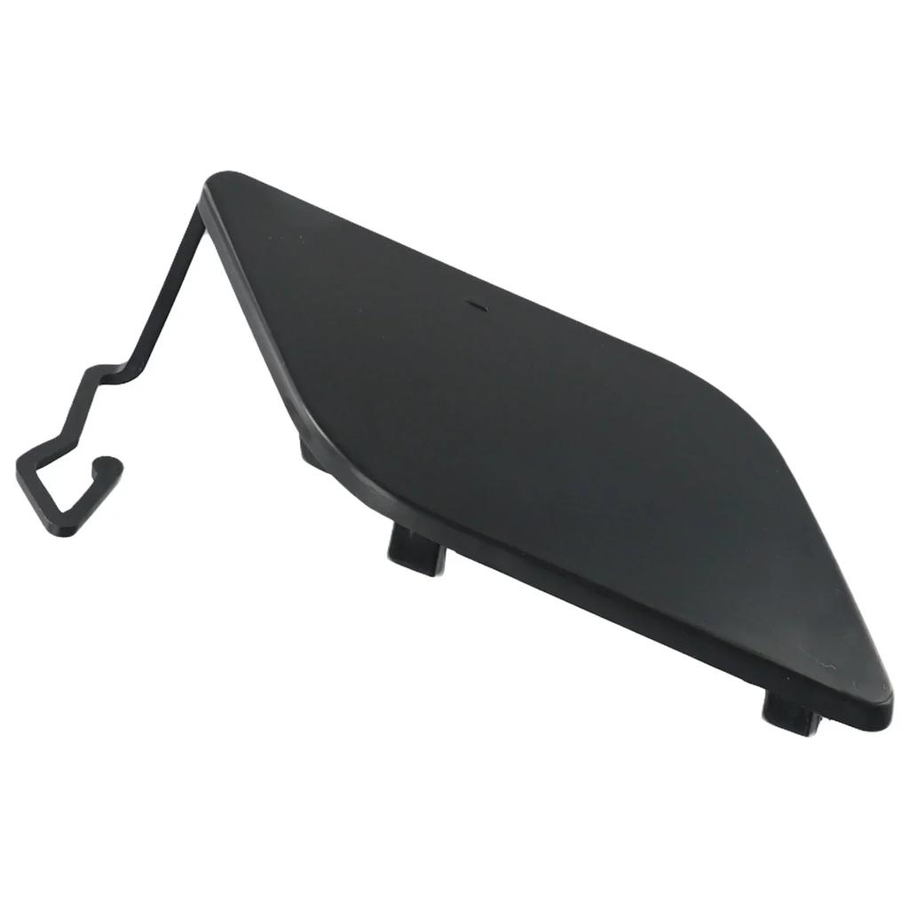 Front Bumper Tow Hook Cover Cap For MERCEDES E Class W211 High Reliability Easy Installation Black (2007 2009)