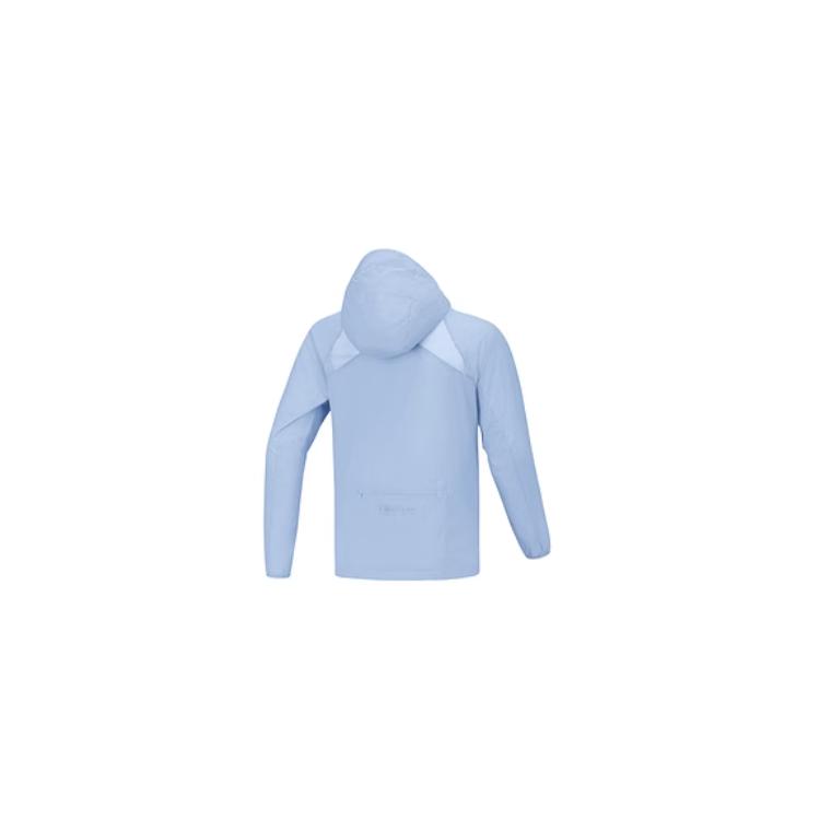 Skechers Fashionable Comfortable Versatile Lightweight Hooded Jacket Unisex Jacket Matte-Light-Blue P225U071-05CA