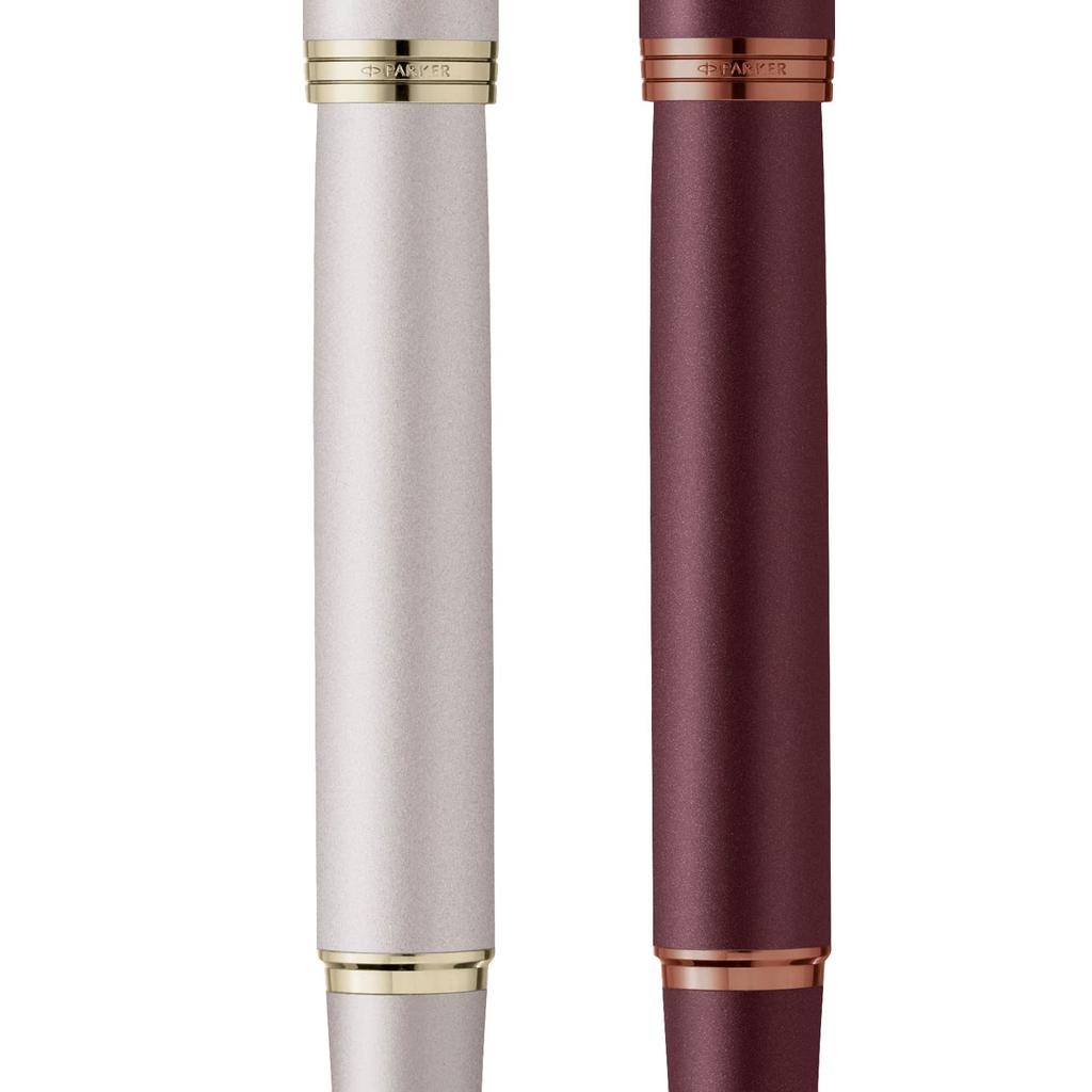 PARKER IM Monochrome Champagne CHT Fountain Pen, Fine Nib, Gift Boxed, Officially Imported, Product Number 2173271