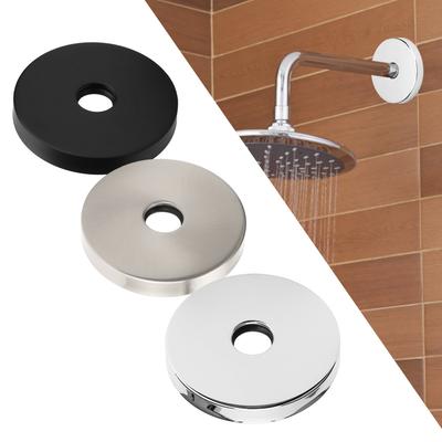 1Pc Large Shower Arm Flange 304 Stainless Steel Shower Arm Escutcheon Plate for G1/2in Pipe Replacement Home
