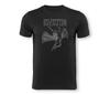 Led Zeppelin Angel Black Breathable Poly Tshirt  Hard Rock  Heavy Metal Gift