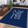 Blue Rays Logo Carpet Design suitable as a non-slip mat for the living room or bedroom sofa