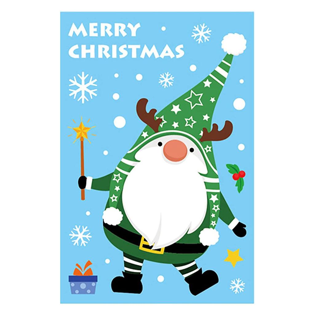 Pegatinas adhesivas para ventana de Navidad, pegatinas adhesivas para ventana de copo de nieve de Navidad para vidrio