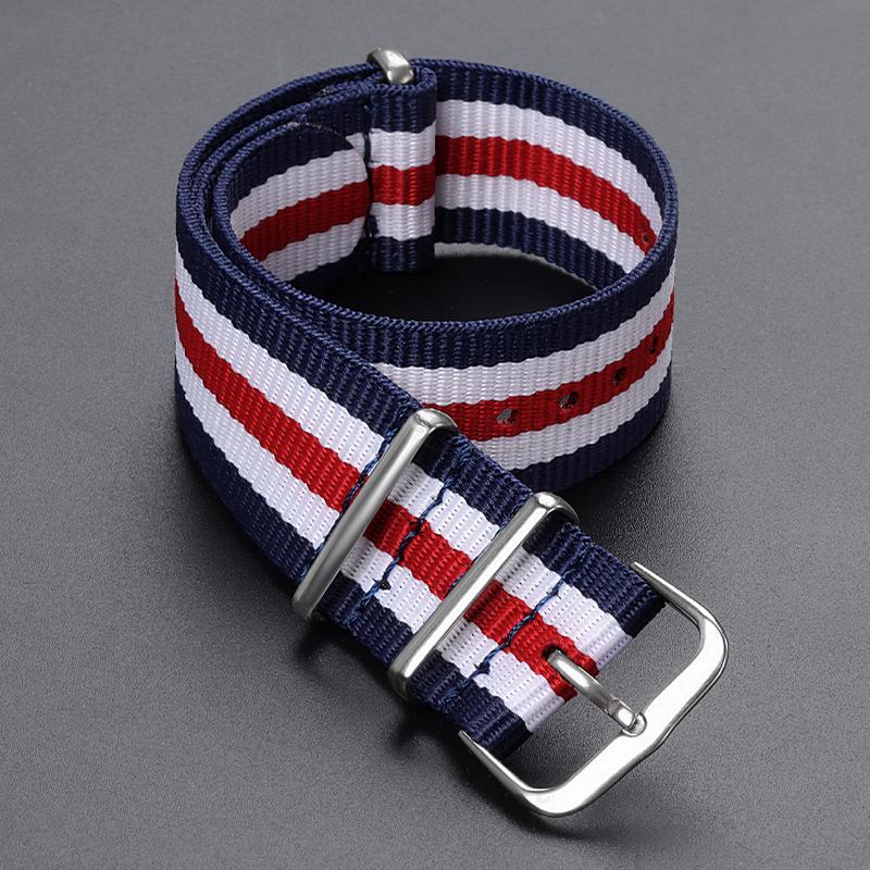 

Спортивный нейлоновый ремешок для часов для женщин и мужчин Ремешок для часов 16 мм 18 мм 20 мм 22 мм 24 мм Армейский спортивный ремешок Тканевый нейлоновый ремешок для часов Ремень с пряжкой 18mm