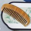 Baiduoyang Portable Green Sandalwood Wide-Tooth Hair Comb